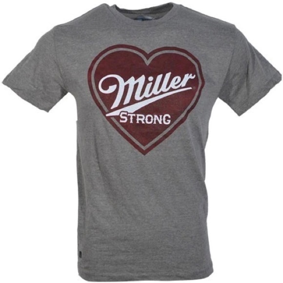 Brand new, Brew city brand, Miller, strong size xl, dark gray T-shirt A9 - Picture 1 of 2